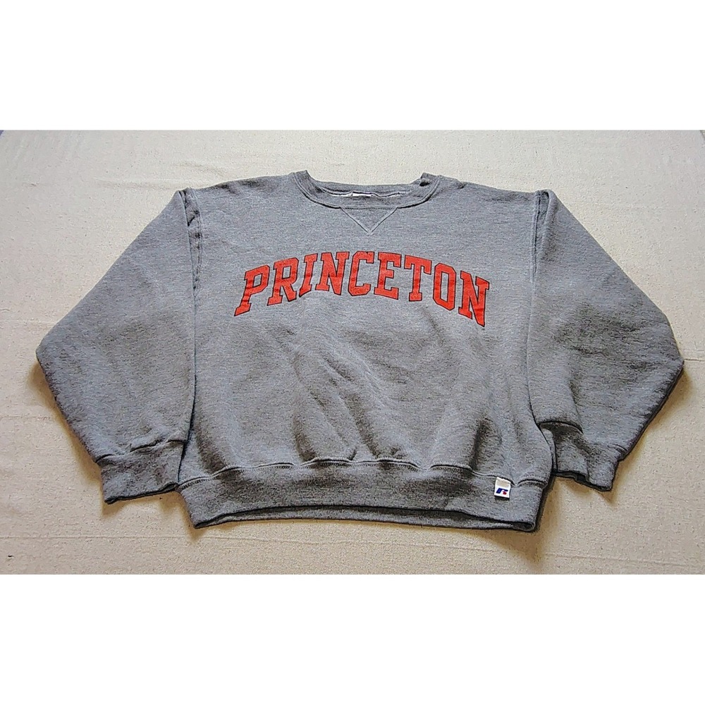 Russell Athletic Princeton University Sweatshirt Mens Small Gray Dri-Power 20